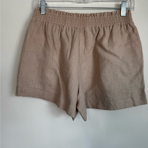 100% linen shorts with pockets - Picture 3 of 4